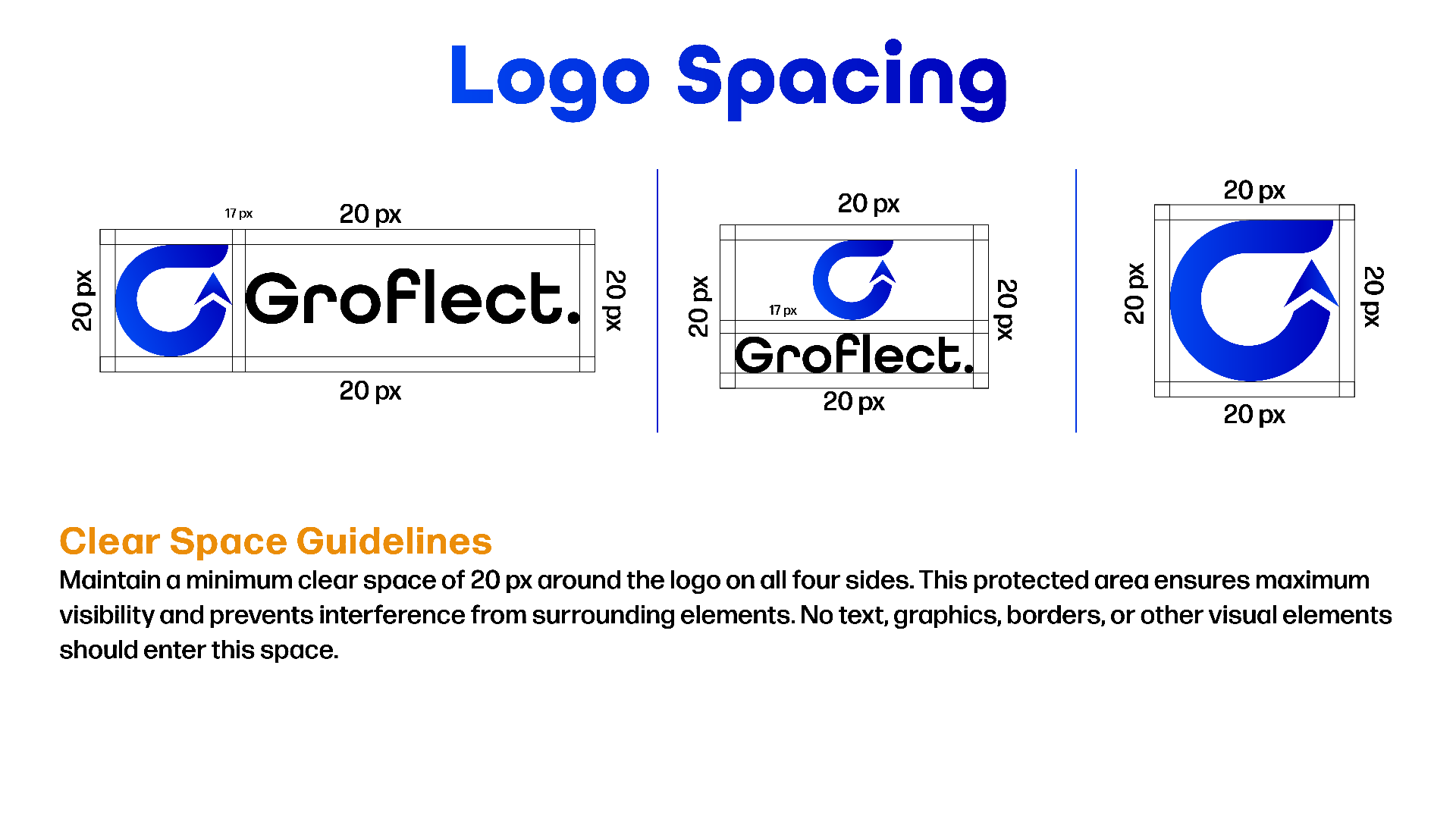Groflect Brand Identity, UI/UX & Marketing Design | Abdul Rehman Groflect brand identity, UI UX and marketing collateral design for a business growth application